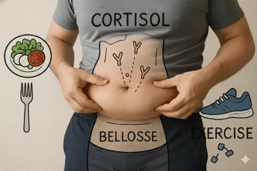 Por que a gordura abdominal resiste aos métodos tradicionais de perda de peso Por que a gordura abdominal resiste aos métodos tradicionais de perda de peso